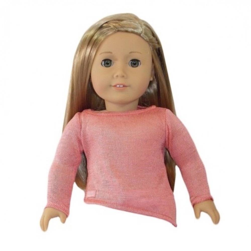American Girl Isabelle Sweater coral